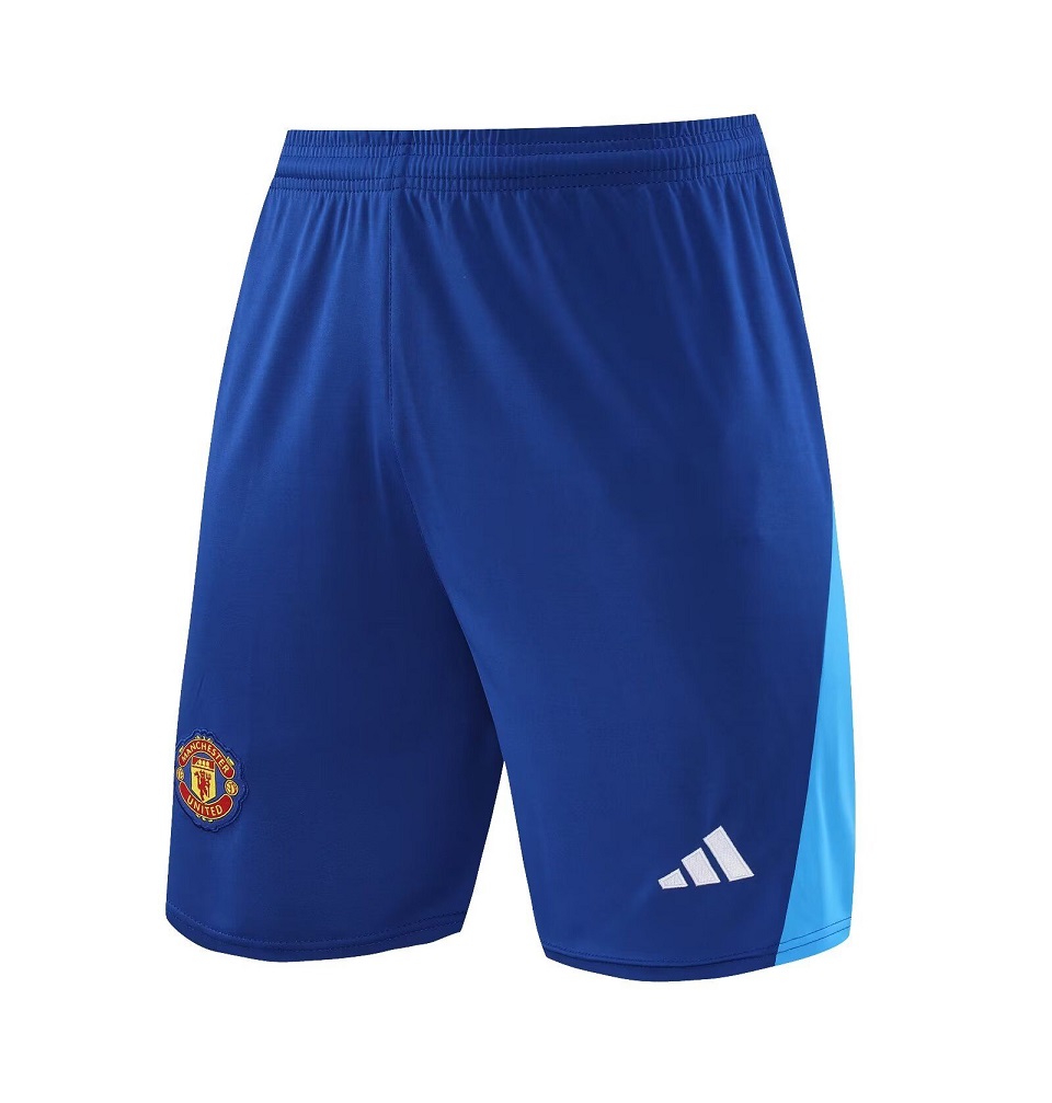 AAA Quality Manchester Utd 23/24 GK Blue Soccer Shorts